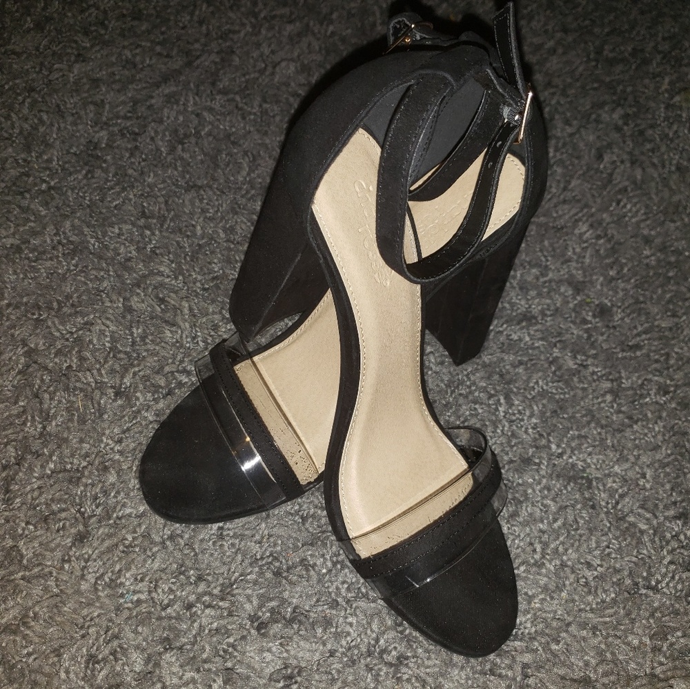 Open toe heels
